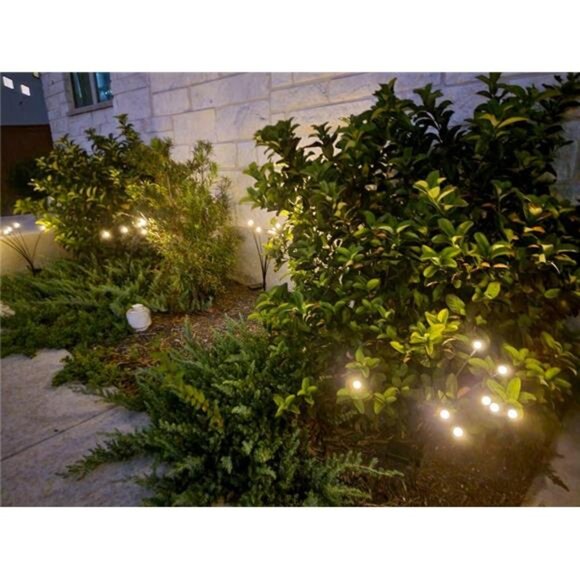 Solar Swaying Garden Lights – Wind‑Activated Warm White Outdoor Patio and - Picture 3 of 9